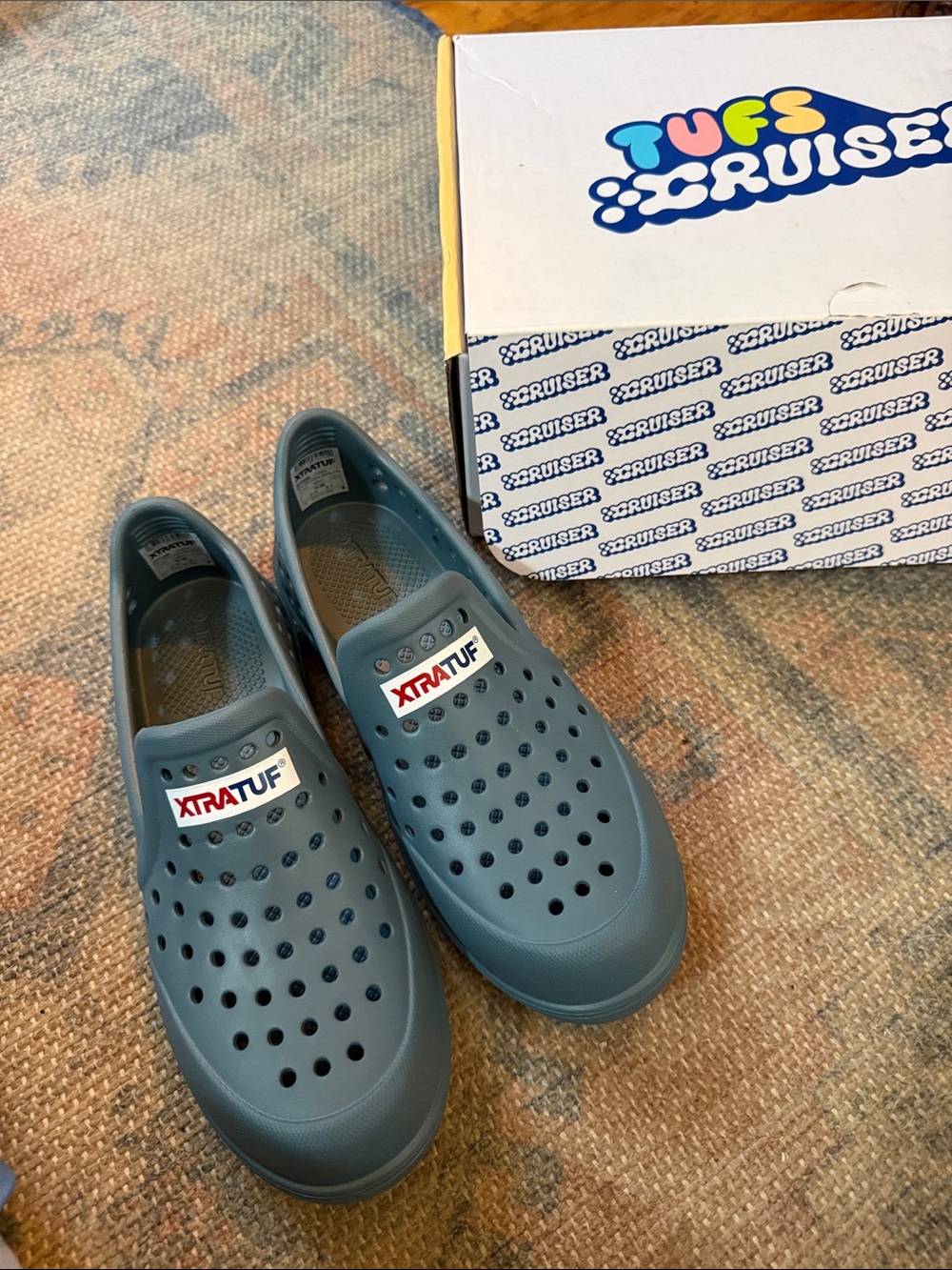 XTRATUF Blue Slip-On Water Shoes 37
